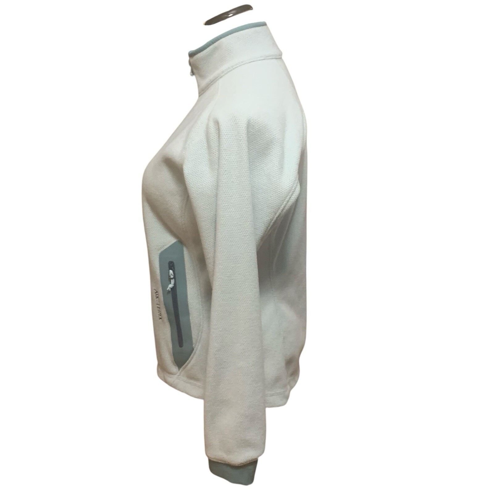 ARC'TERYX Giacca donna Arcteryx full zip M blu Polartec foderata in pile