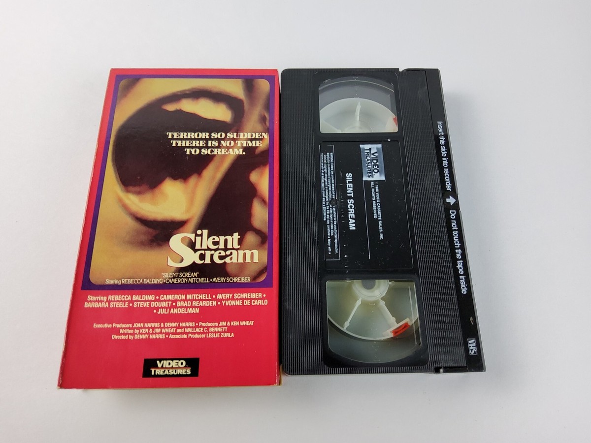 Vintage SILENT SCREAM Horror Movie 1988 VHS Tape RARE 1980s