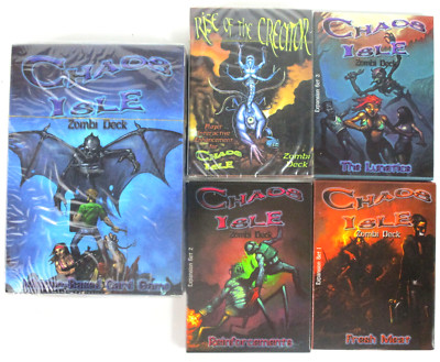 CHAOS ISLE: Zombie Deck CARD GAME LOT New!!