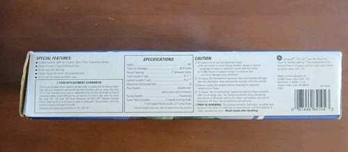 Vintage GE ProLine 100 Indoor/Outdoor Commercial Grade Lighting Blue Bulb Lights - Picture 4 of 11