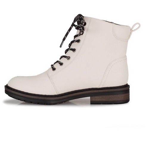 Baretraps Amysue Combat Bootie, Cream, Women Size 9, $100 NEW | eBay