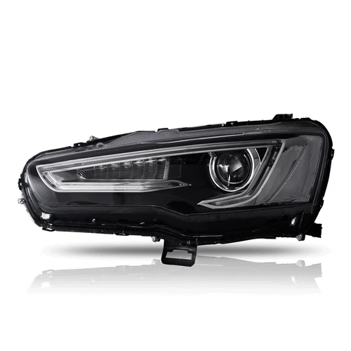 Blackout Vland LED Headlights For 2008-2017 Mitsubishi Lancer EVO X W/Demon Eyes - Bild 2 von 12