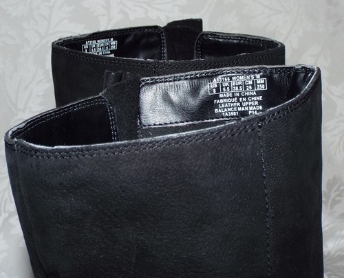 Nuevas BOTAS DE MONTAR ROCKPORT, Cuero Negro Guijarros Motocicleta Nuevas Sin Caja 8 - Imagen 4 de 12