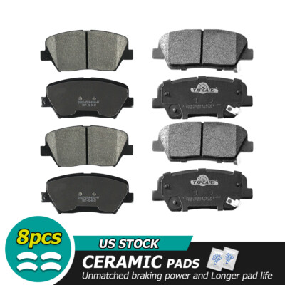 Front & Rear Ceramic Brake Pads For Hyundai Santa Fe Kia Sorento