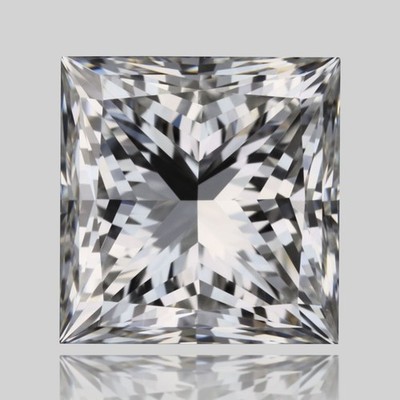 Princess 0.89 Carat Cert. AGI Natural Mined Diamond Loose E color VVS1 clarity