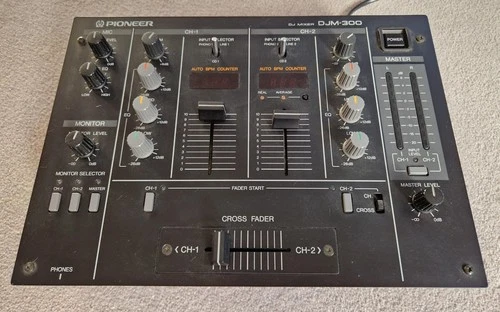 Pioneer DJM-300 2-Channel DJ Mixer - excellent condition, in original packaging