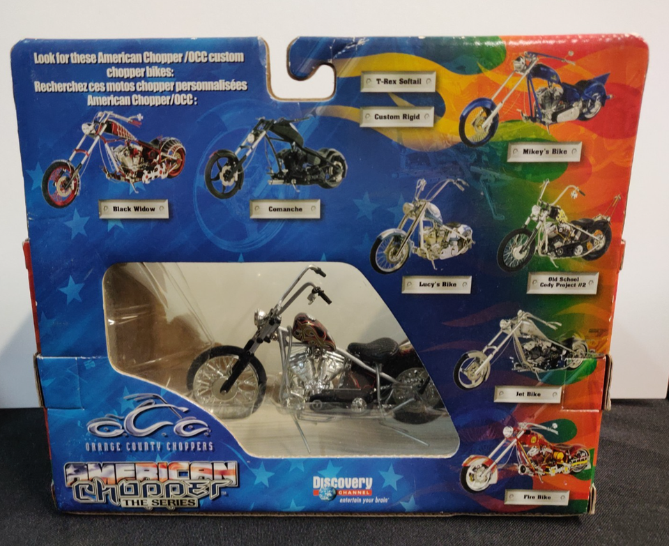 Joyride American Chopper 1/18 Scale 33878 Fire Bike Truck And Chopper