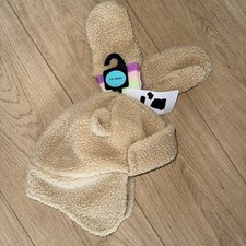 M S Girls Fleece Teddy Trapper Hat  Mittens Set, Age 3-6 years BNWT