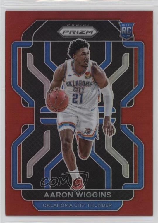 2021-22 Panini Prizm Red Prizm 256/299 Aaron Wiggins #286 11p9