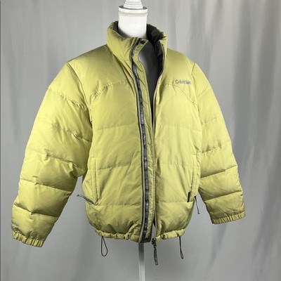 Women s Calvin Klein Light Green Puffer Jacket Size Large