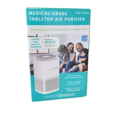 Simply Conserve Energy Star Tabletop Air Purifier [True HEPA-13 Filter]