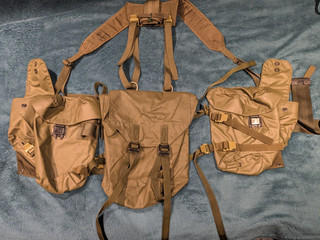 British army 1972 Pattern Trials Webbing Complete Falklands War. UNISSUED.