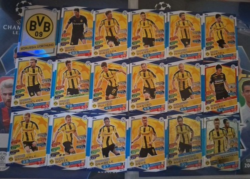 Topps Match Attax Champions League 16/17 | Borussia Dortmund | Komplett |✅️ - Bild 1 von 1