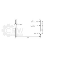 AVA Quality Cooling WasserküHler MotorküHler KüHlrippen GelöTet FüR BMW X5