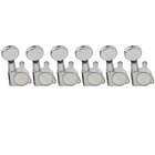 Wilkinson Chrome 6 Inline E-Z-LOK Guitar Machine Head Tuning For Fender Guitar