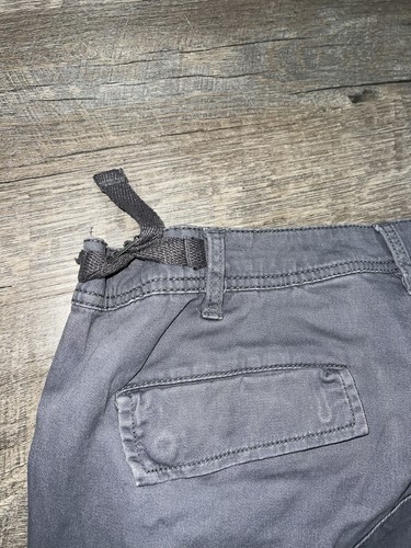 No Boundaries Herren Cargo Hose Grau Größe 38x30 Multi-Pocket Utility Freizeit - Bild 7 von 8