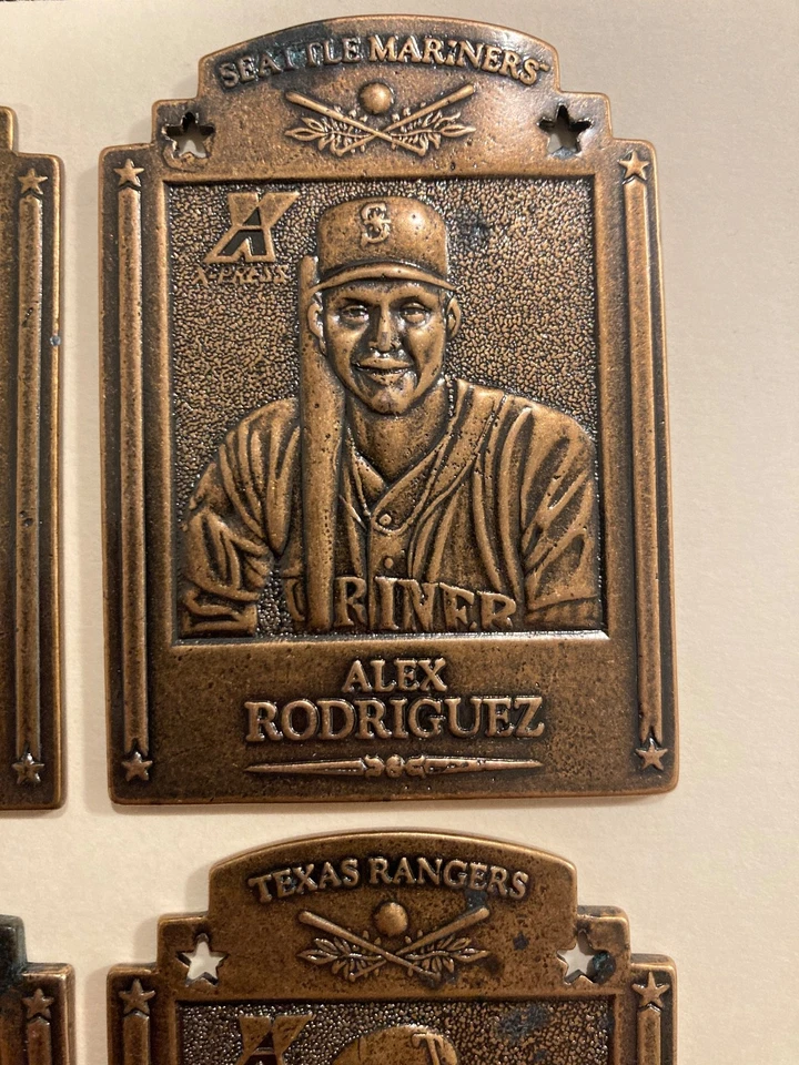 1997 Pinnacle X-Press Metal Works MLB Bronze Card Lot - Image 4 of 4