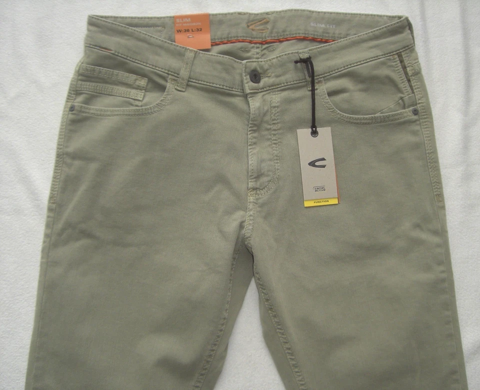 Camel Active Vaqueros Hombre W36 L32 Madison Slim Fit 36-32 Nuevo + sin Uso - Imagen 2 de 4