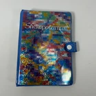 Vintage Blue STICKOPOTAMUS Sticker Binder with 40 pages - Many New Pages