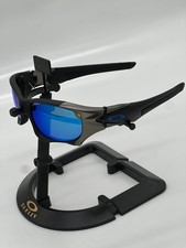 Oakley Pit Boss 2 Sunglasses Gorpcore OO9137-05 Dark Blue Lens Metal Black Frame