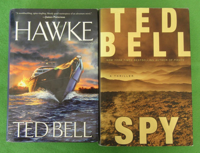 LOT 2 HCDJ ALEXANDER HAWKE SERIES BY TED BELL: HAWKE; SKY - 1ST EDS