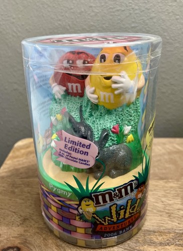 M&M’s Wild Adventures Easter Bank 2006 Pygmy Rabbits Wildlife Limited VTG RARE