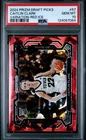 2024 Prizm Draft Picks Caitlin Clark Variation Red Ice Rookie #57 PSA 10 Gem