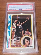 1978 Topps #95 Gail Goodrich MVP Utah Jazz HOF Graded PSA 7 NM