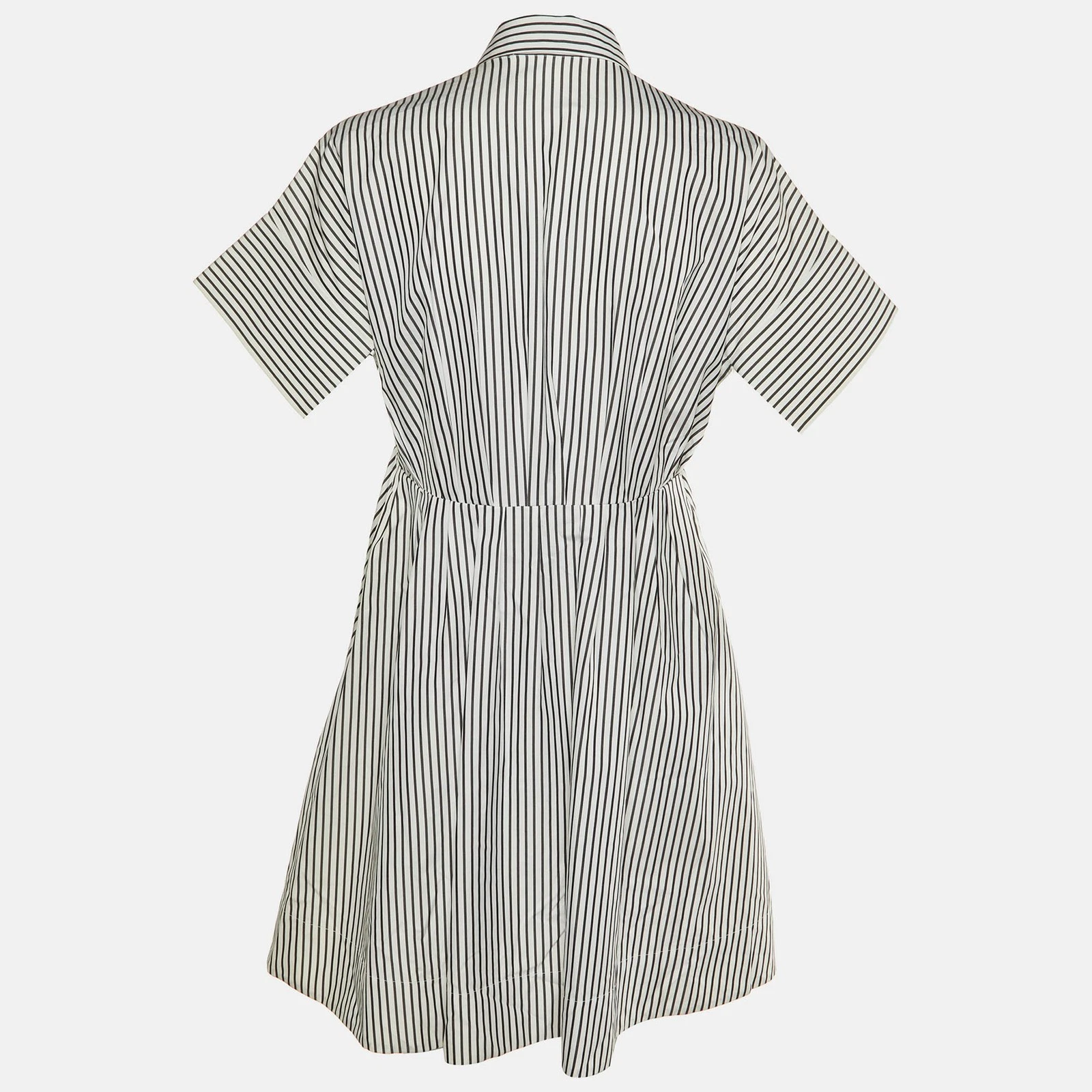 UNDERCOVER Abito Camicia Victoria Victoria Beckham Bianco a Righe Cotone M