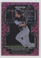 2022 Panini Prizm Draft Picks Neon Pink Velocity Andrew Pintar #PDP138 00em