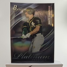 2019 Bowman Platinum - Platinum Presence Matt Chapman #PP-4 Oakland Athletics 