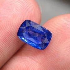 1.56 Carat Natural Blue sapphire Cushion Cut From Sri Lanka