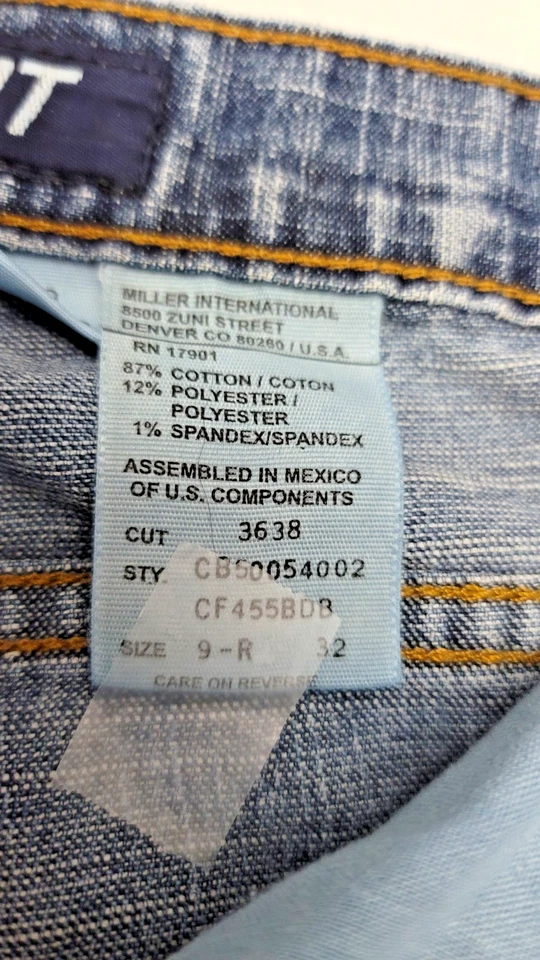 Cruel Girl Pants Womens 9R Blue Denim  Bootcut Embroidered 28x30 - Image 3 of 4