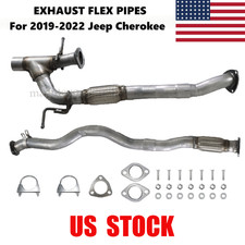 Exhaust Flex Pipes For 2019 2020-2022 Jeep Cherokee 3.2l Left And Right Side