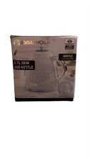 Daewoo Kettle, Argyle Collection 1.7L Kettle In White Fast Boil Energy Efficient