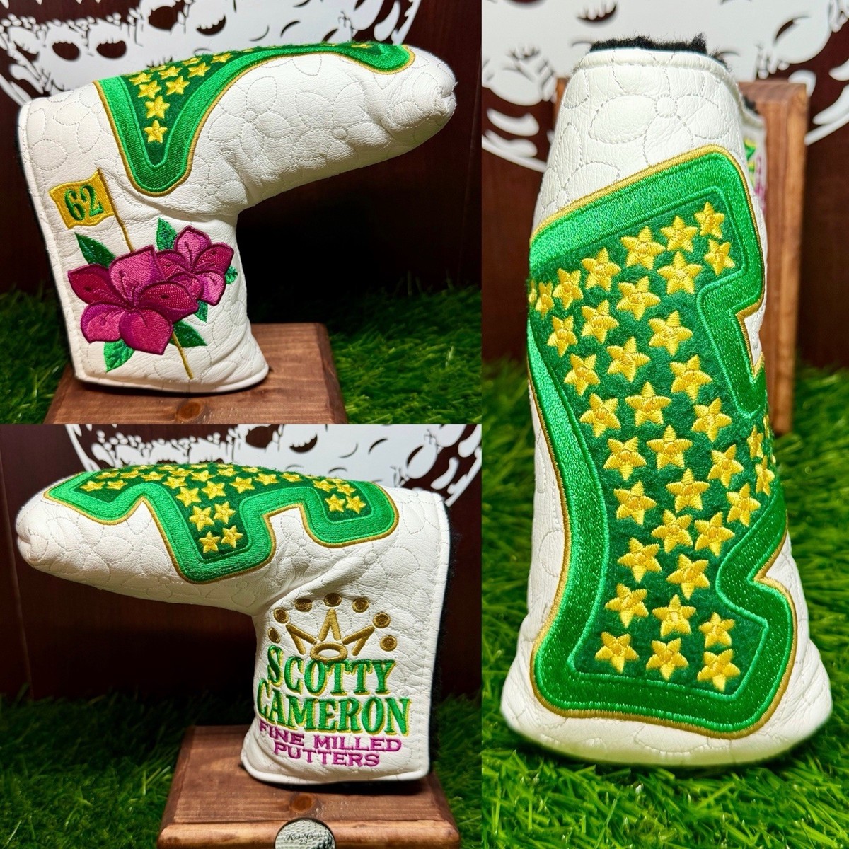 Scotty Cameron 2025 Masters Blade Putter Floral Dog Headcover