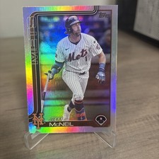 2025 Topps Series 1 - #149 Jeff McNeil - Rainbow Foil Parallel - New York Mets
