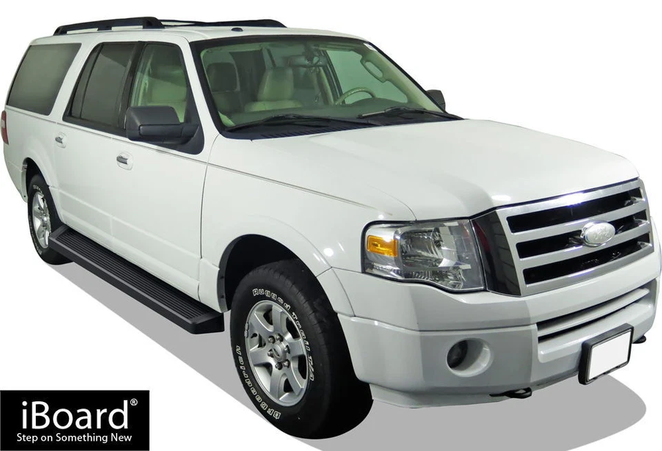 estriberas iBoard negras de 6" aptas para Ford Expedition 97-17 Foto 2 de 4