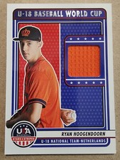 2023 Panini USA Baseball Stars & Stripes Jersey PATCH - Ryan Hoogendoorn #U18-CH