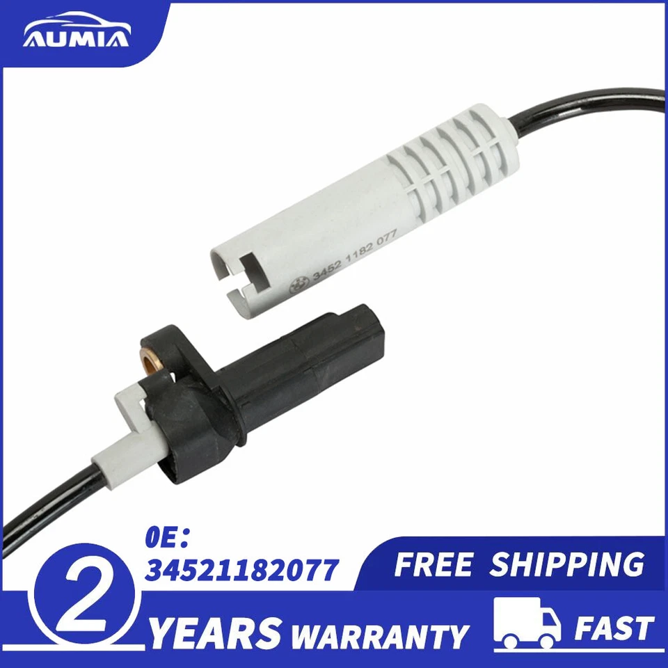 REAR LEFT / RIGHT ABS WHEEL SPEED SENSOR 34521182077 FOR BMW 740I 740IL 750IL Foto 2 de 4