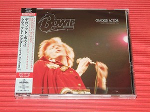 4HT 2017 JAPAN ONLY 2 SHM CD SET DAVID BOWIE Cracked Actor Live Los ...