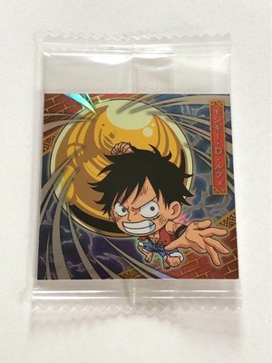 One Piece Great Pirate Seal Wafer LOG.7 SW7-27 SR Monkey D. Luffy Sticker