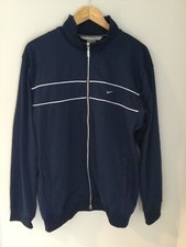 NIKE Boys Jacket Size Large Navy With White Detail