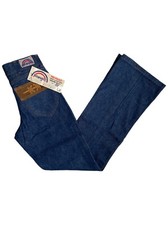 vintage wrangler lancer boot flare jeans pants size 26x30 deadstock NWT 70s USA