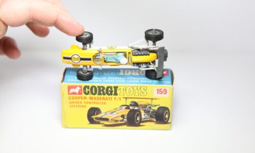 Corgi 159 Cooper Maserati F1 Racing Car In Original Box - Near Mint Vintage Lot1 - Picture 7 of 7