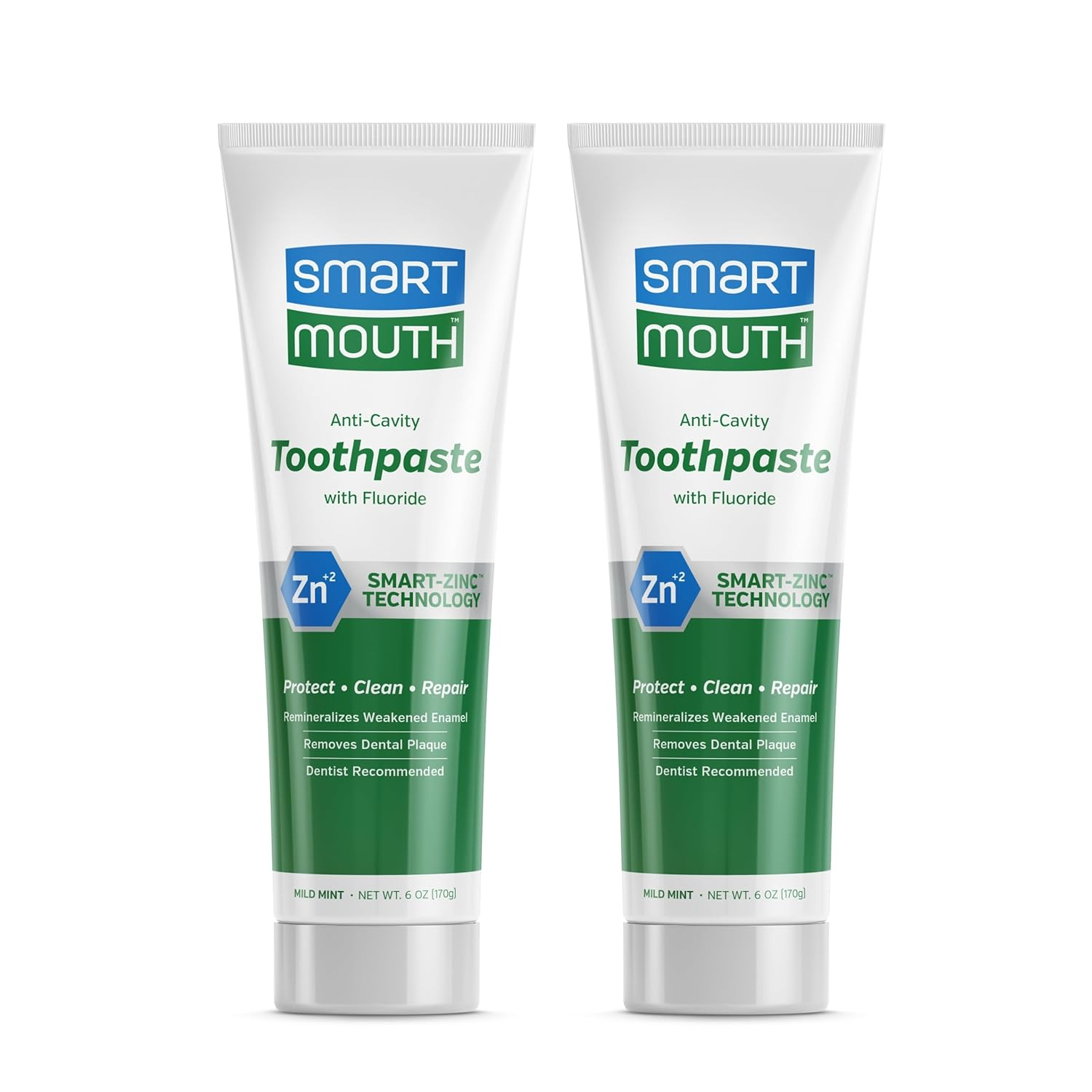 Smartmouth Premium Zinc Ion Toothpaste Mild Mint Flavor, 6 Ounces 2