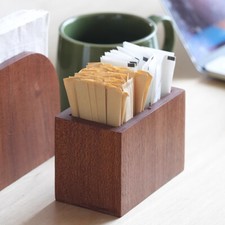 Dental Floss Box Restaurant Household Toothpick Holder Storage Wood Box Hotel