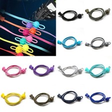 No Tie Elastic Lock Shoe Laces Rope Running Jogging Sneakers Trainer Shoelaces