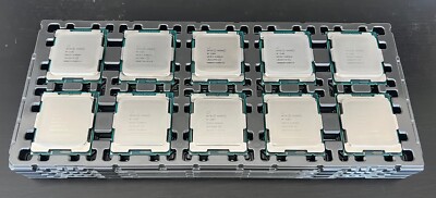 Lot of 10: Intel Xeon W-2104 4-Core 3.2GHz LGA2066 SR3LH CPU Processor