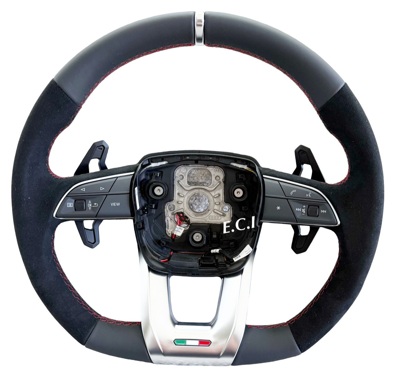 GENUINE LAMBORGHINI URUS S SE ALCANTARA PERFORMANTE HEATED STEERING WHEEL RED
